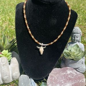 Bull pendant charm necklace 🐂